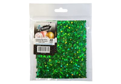 CONFETTI METALIZADO VERDE