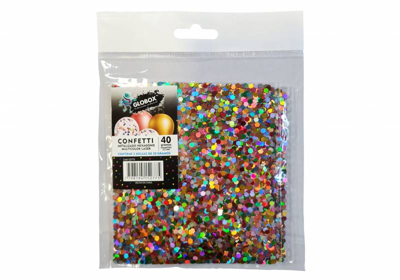CONFETTI METALIZADO MULTICOLOR