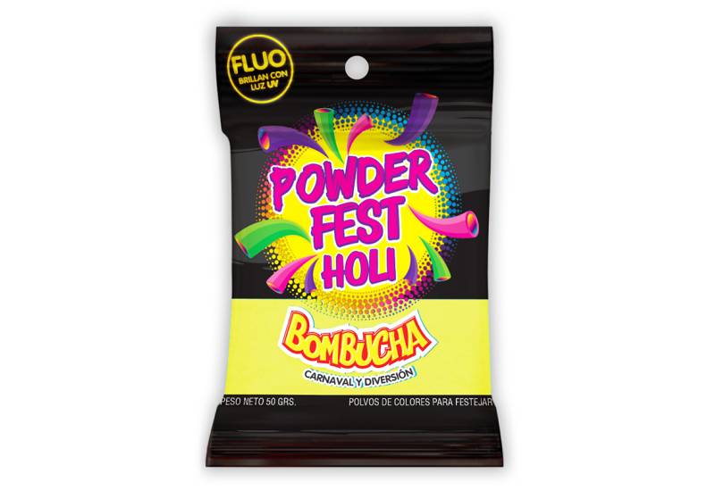 POWDER FEST FLUO AMARILLO 50 GRS
